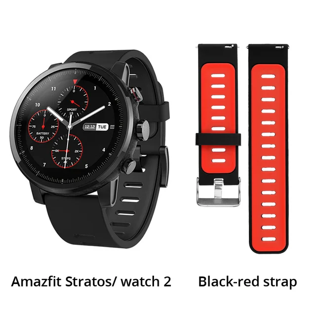 $10.00 Coupon Español Xiaomi Amazfit Stratos Ritmo 2 Inteligentes Hombres  Reloj GPS Monitor de Ritmo Cardíaco Deportes Reproductor de Música  Firstbeat 5ATM ,Un año de garantia oficial|smart sport watch|screen  watchwatch bluetooth -