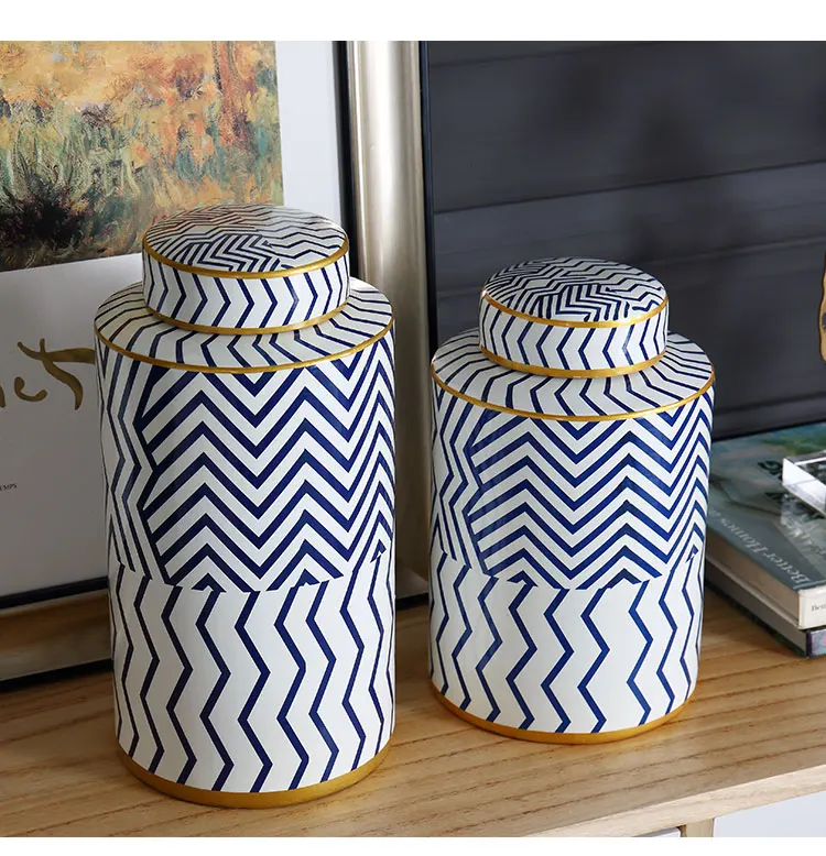 Nordic Creative ceramics vase geometric Gold Flower arrangement accessories Decorative ornaments wedding vase flower vases