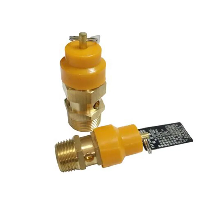 Air compressor safety valve, pressure relief valve, gas tank safety