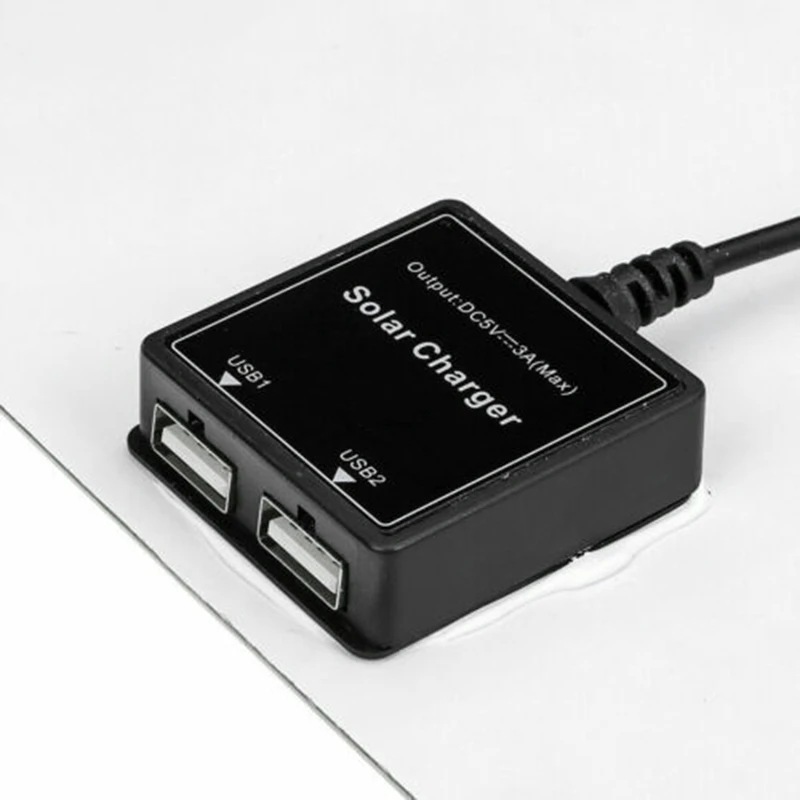 AAAE Top-30W 12 В двойной USB гибкие солнечные панели комплект крокодил клип открытый автомобильное зарядное устройство мощность заряда батареи