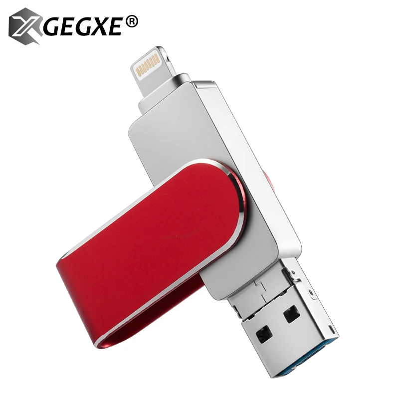 USB Flash Drive Pendrive OTG USB3.0 32GB 64GB Pen 16GB 128GB Memory Stick for iPhone Android Laptop | Компьютеры и офис