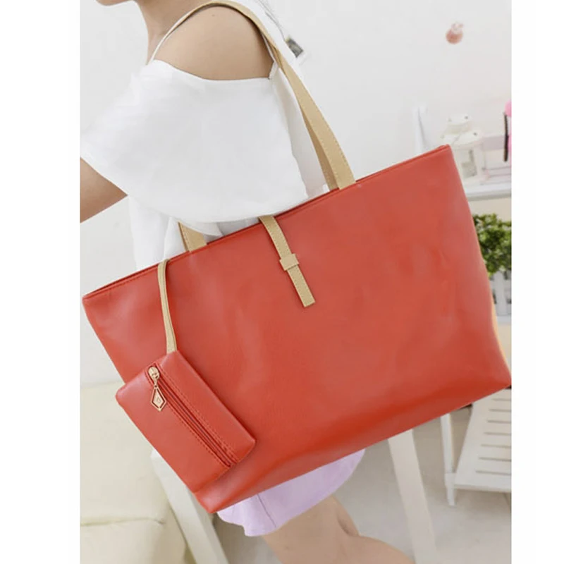 

Newly 1 Pcs Women Lady Shoulder Bag PU Leather Large Capacity Fashion for Travel Money CLA88