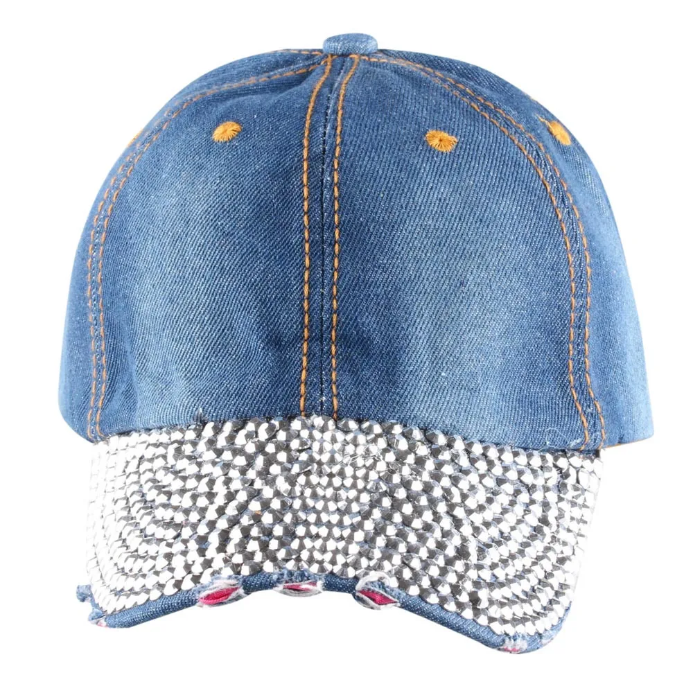 Women Men Hat For Unisxe Baseball Hat Summer Rinhestone Patchwork Baseball Caps Adjustable Cotton Czapka Z Daszkiem#BL2