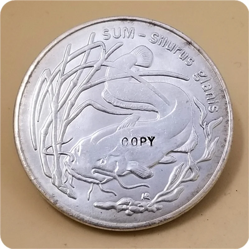 1995-2003 Польша 20 zl животные мира имитация монеты - Цвет: Catfish 1995