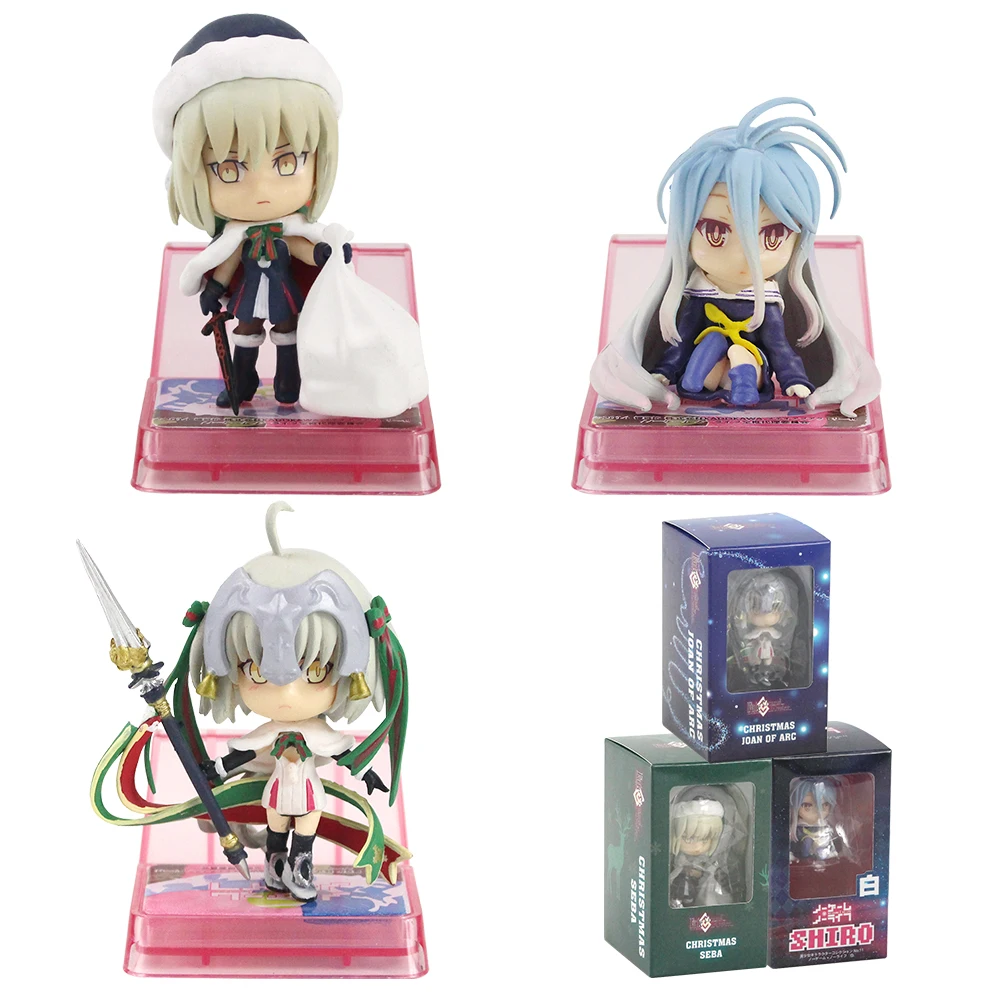 7 9 см аниме No Game Life Shiro Fate Grand Order Рождество Seba Joan Of Arc держатель для мобильного