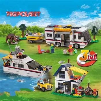 

31052 City series Creator 3in1 Vacation Getaways Building Block Toy For Children Gift Decool 3117