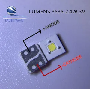 ORIGINAL 50PCS LUMEN LED Hintergrundbeleuchtung Flip-Chip LED 2,4 W 3V 3535 Kühlen weiß 153LM Für SAMSUNG LED Lcd-hintergrundbeleuchtung TV Anwendung