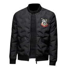 Новое повседневное пальто, зимняя мужская куртка на белом утином пуху, толстая модная мужская куртка