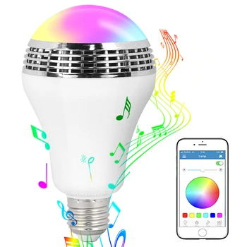 

E27 RGB LED Smart Bulb Bluetooth Control Music Lamp AC100-240V Magic Lamp Bulb Apply to IOS /Android RGBW Smart Light Bulb