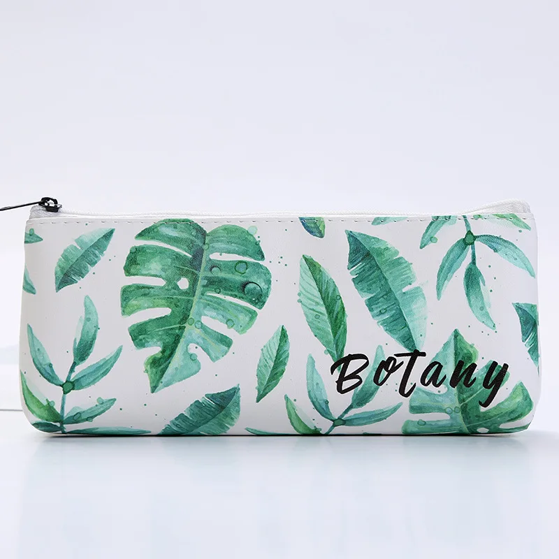 Botany Симпатичный футляр для карандашей черепаха лист подарок эстуши школьный студенческий пенал для карандашей ручка сумка складские принадлежности - Цвет: Botany