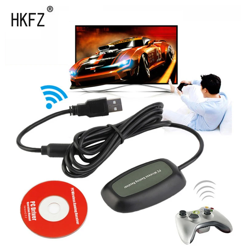 Для Xbox 360 беспроводной игровой контроллер USB ресивер Адаптер для Microsoft XBOX Windows 7/8