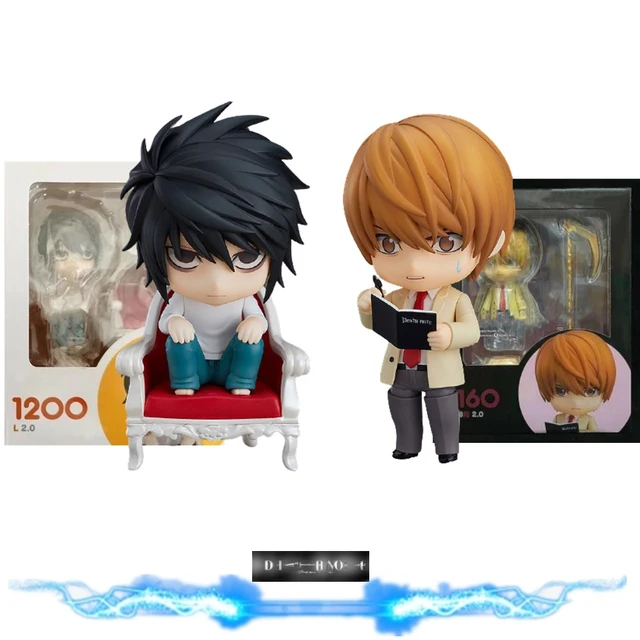 10 Cm Death Nota Anime Figura 1160 # Yagami Acção Luz Figura Morte Nota  Yagami Light 1200 # L Lawliet Figurine Modelo Boneca Presente Y0705 De  $197,33