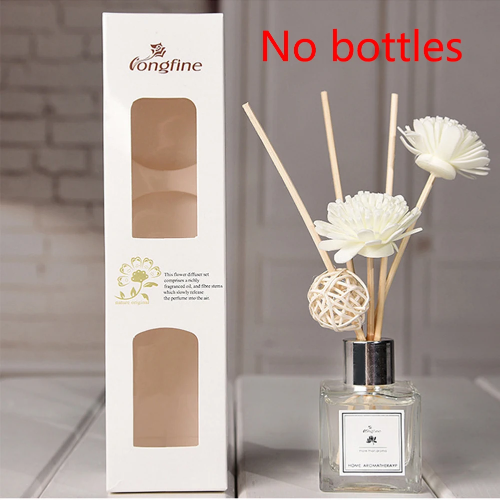 

(No Bottle) Aroma Diffuser Set Portable Exquisite Aromatherapy No Fire Rattan Sticks Relieve Stress Fragrance Office Home Decor