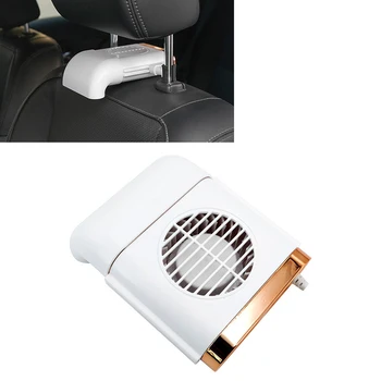 

New USB Car Fan Car Seat Back Fan 3-Speed Silent Gale Cooling Mini Car Seat Fan