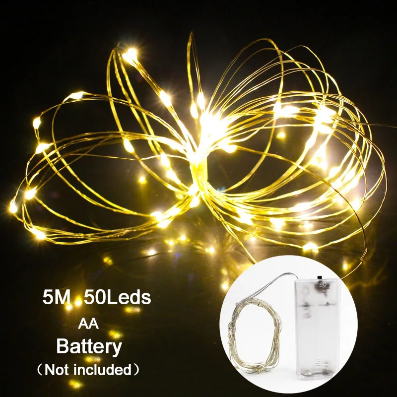 3M светодиодный светильник-гирлянда со снежинками, украшение для первого дня рождения, свадебные, рождественские, новогодние, вечерние - Цвет: 5m warm white