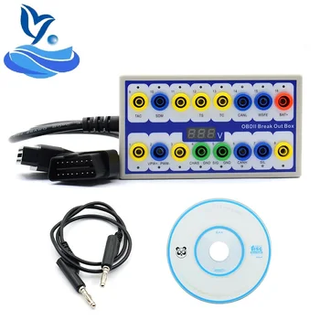 

Newly Auto Car OBD 2 Break Out Box OBD2 Breakout Box OBD OBDII Protocol Detector Diagnostic Connector Detector