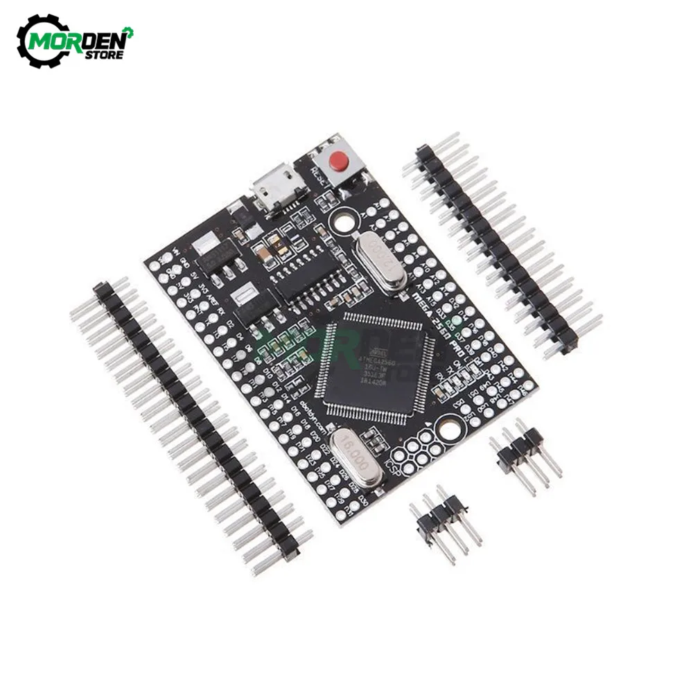 Мега 2560 PRO добавьте CH340G/ATMEGA2560 16AU чип с мужской Pinheaders совместимый для Arduino Mega2560 Micro