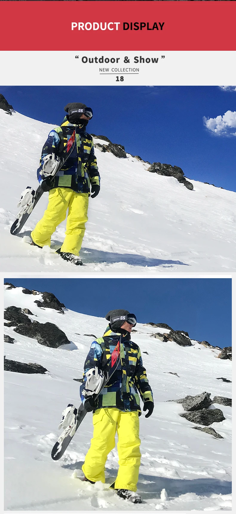 SMN лыжная куртка для мужчин, пальто для сноуборда, теплая утолщенная ветрозащитная водонепроницаемая куртка для горного катания, сноуборда, сохраняет сухость