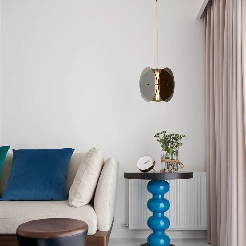 

Post-modern Art Restaurant Pendant Lamp Nordic Simple Dining Table Bedside Bed Three Round Bar Cosmos Pendant Lights hanglamp