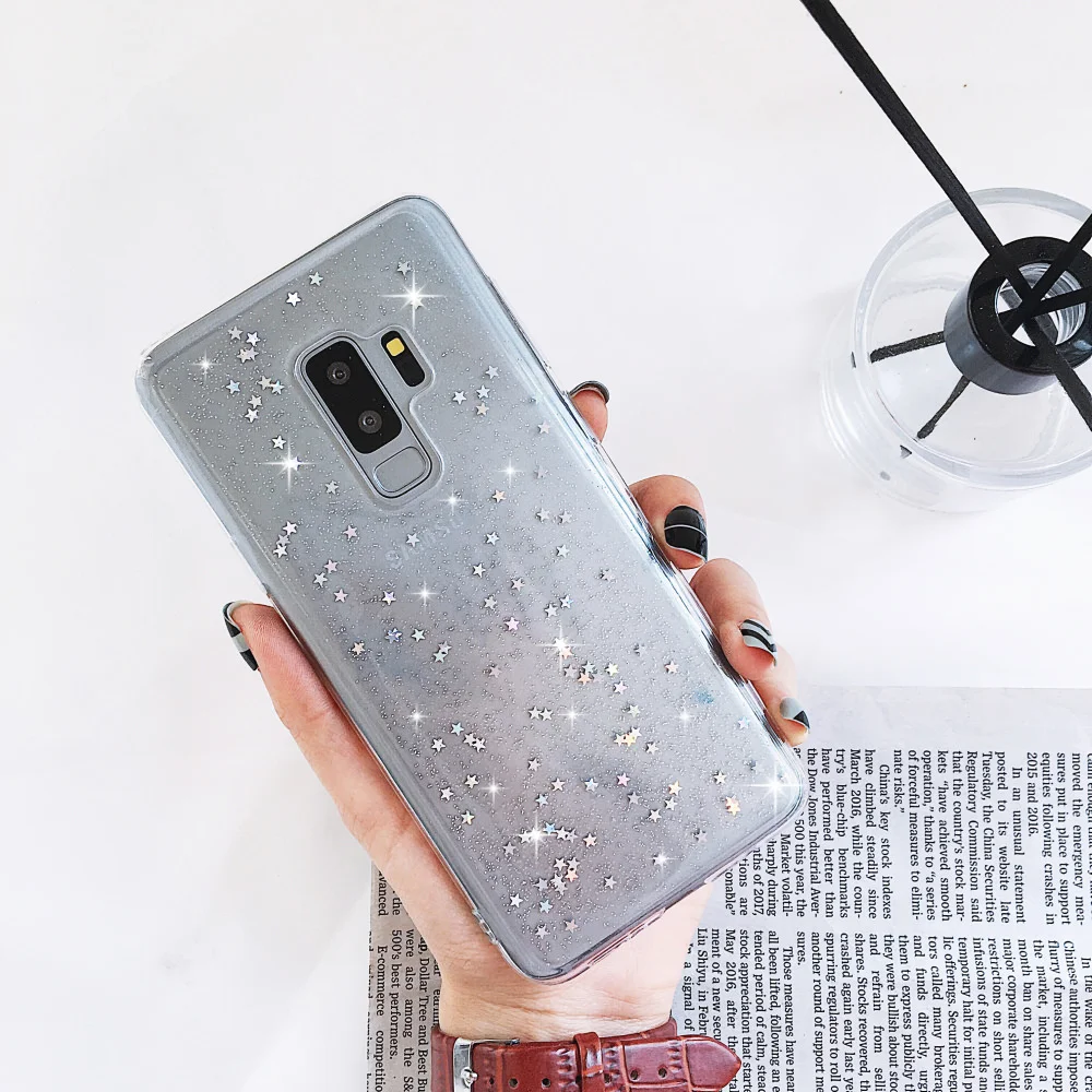 Pepmune Transparent Soft Case For Samsung A8 2018 A7 A6 Girl Cute Shockproof Phone Cover Galaxy J4 Plus J6 J5 J3 2017 Coque |