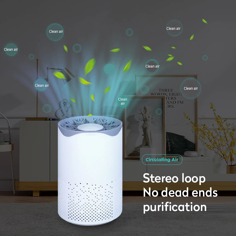 Uv Sanitizer Bactericidal Usb Air Purifier Hepa Particle Filter Sterilizer Portable Mite Uv Sterilization Ultraviolet Light 2021 - Famidy.com