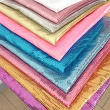 Черная модная блестящая атласная ткань с блестками; цвет синий, серебристый, красный, розовый и золотой