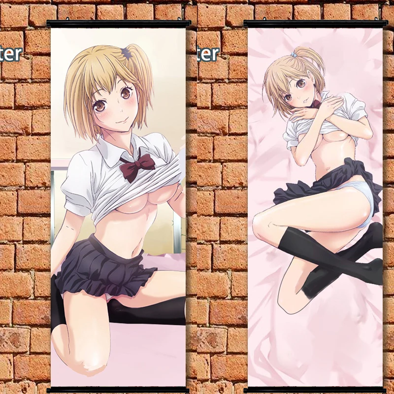 Аниме постер Haikyuu! Hitoka Yachi otaku Сексуальная настенная прокрутка с художественными