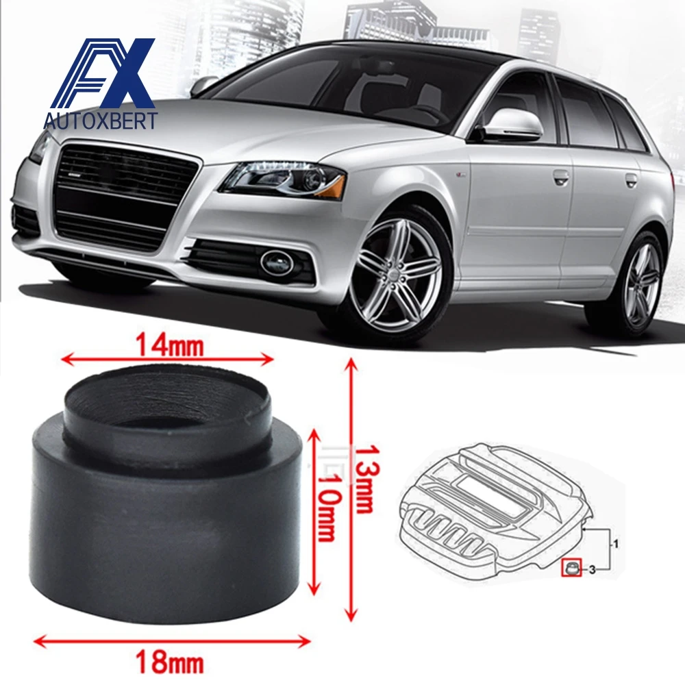 Per Audi A1 A3 S3 A4 A5 S5 A6 A7 A8 Q3 Q5 Tt Coperchio Motore Auto Elastici In Gomma Clip Connettore Push-On Passacavo Arresto Boccola Assorbitore