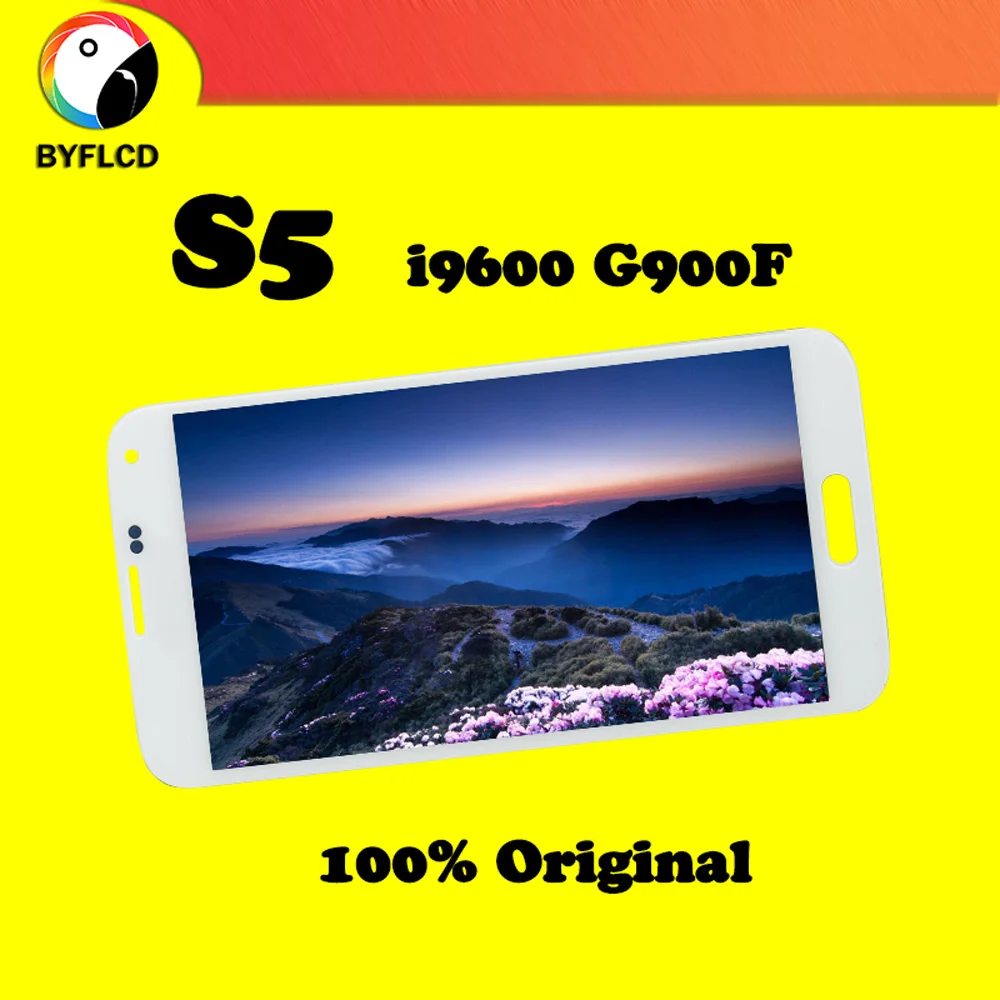 Оригинальный AMOLED дисплей для samsung Galaxy s5 I9600 G900 G900A G900F ЖК-дисплей комплект