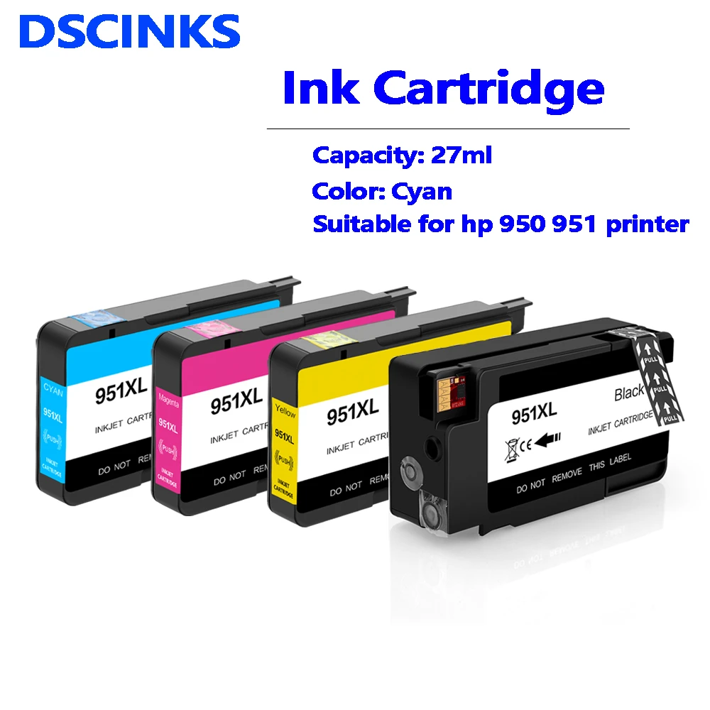 950 951 cartridge For hp 950xl 951xl ink cardtridge for hp Officejet Pro 8100e 8600 8610 8620 8630 8640 8660 8615 8625 dye ink