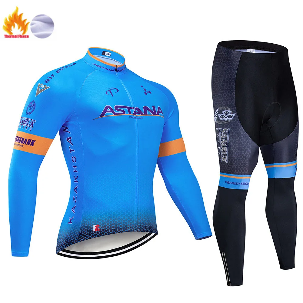 ASTANA Ropa Ciclismo Invierno зимняя одежда для велоспорта, Теплая Флисовая одежда с длинным рукавом, комплект одежды для велоспорта, одежда для велоспорта