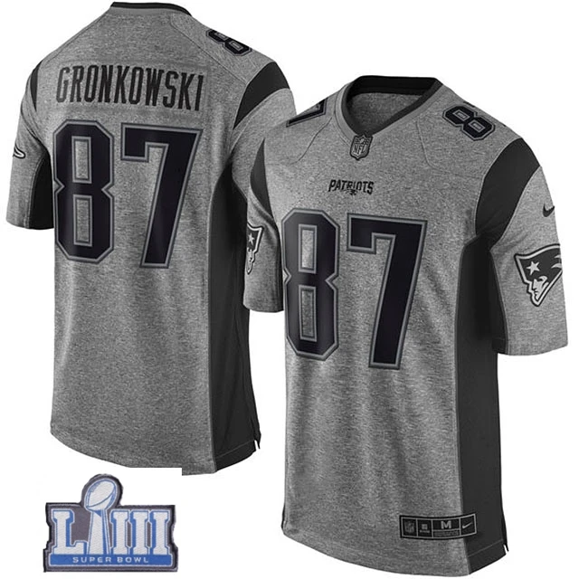 MEN Мужская Новая Англия Julian Edelman Patriots Super Bowl LIII Bound Rush jersey - Цвет: MEN