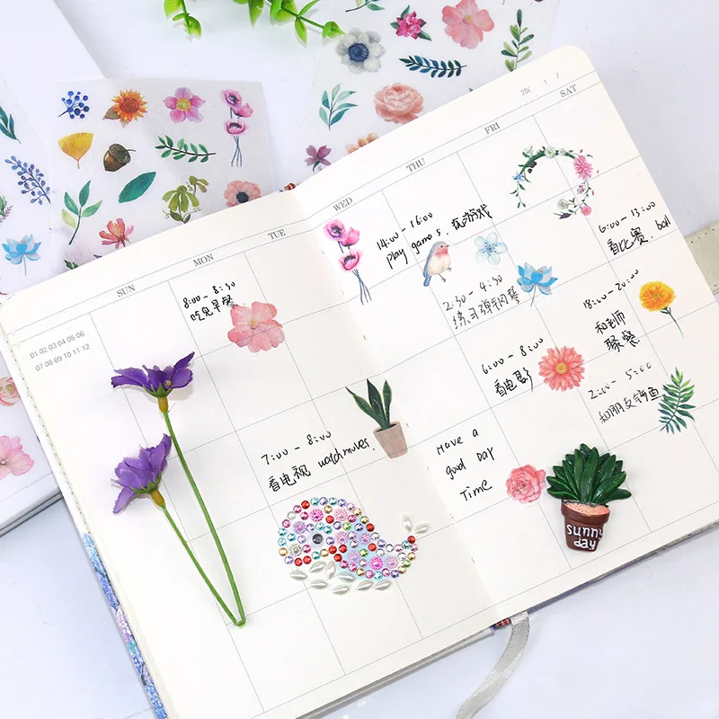 Autocollants Scrapbooking 50 Feuilles, Plus de 400 Motifs, Stickers Vintage Aesthetic pour Bullet Journal et Carnet, Autocollants Décoratifs Fleurs, Papillons et Maisons, Style Jardin Vert Naturel Autocollants Scrapbooking 50 Feuilles, Plus de 400 Motifs, Stickers Vintage Aesthetic pour Bullet Journal et Carnet, Autocollants Décoratifs Fleurs, Papillons et Maisons, Style Jardin Vert Naturel