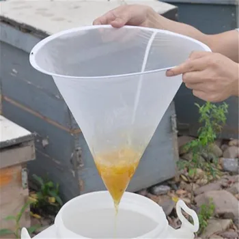 

High quality Nylon Honey Strainer Filter Bee Net colander Screen Mesh Beekeeping Tools Purifier Apiary Equipment