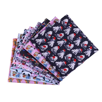 

50*140CM Dog pattern Polyester cotton Fabric Patchwor Printed for Tissue Kids Home Textile for Sewing Doll Dress Curtain