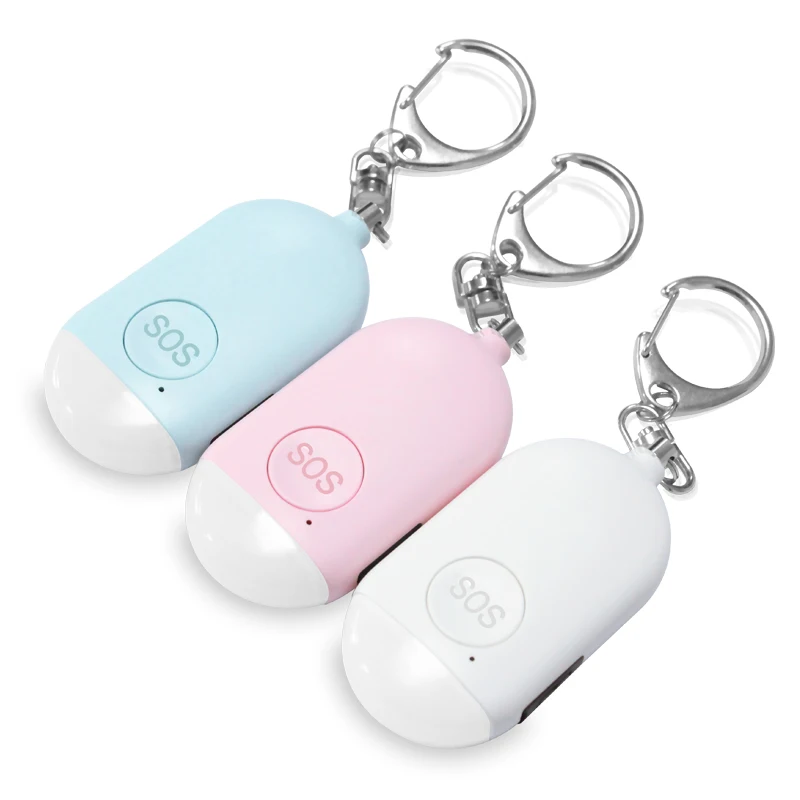 Botón de defensa SOS para mujeres, botón de autodefensa recargable, sonido fuerte, alarma de seguridad Personal para niños y ancianos, envío directo