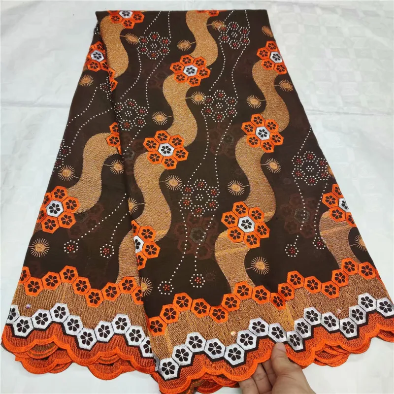 1 Швейцарские кружева ткань из Дубая Brode \ Coton африкен Tissu Dentelle в нигерийском стиле африканская кружевная ткань сухое кружево - Цвет: 1