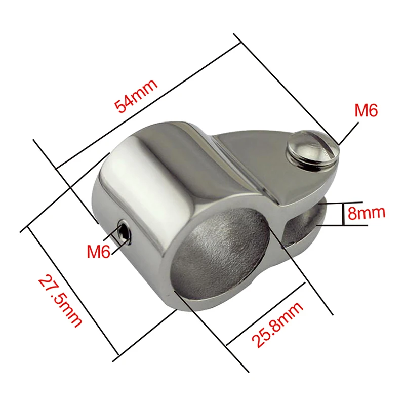 4pcs 25mm 4 шт. морской челюсти шлепанцы без задника с открытыми пальцами шарнир Нержавеющая сталь Heavy Duty челюсти втулка скольжения морского оборудования подключения петли с болтом 22 мм/25 мм - Цвет: 4pcs 25mm