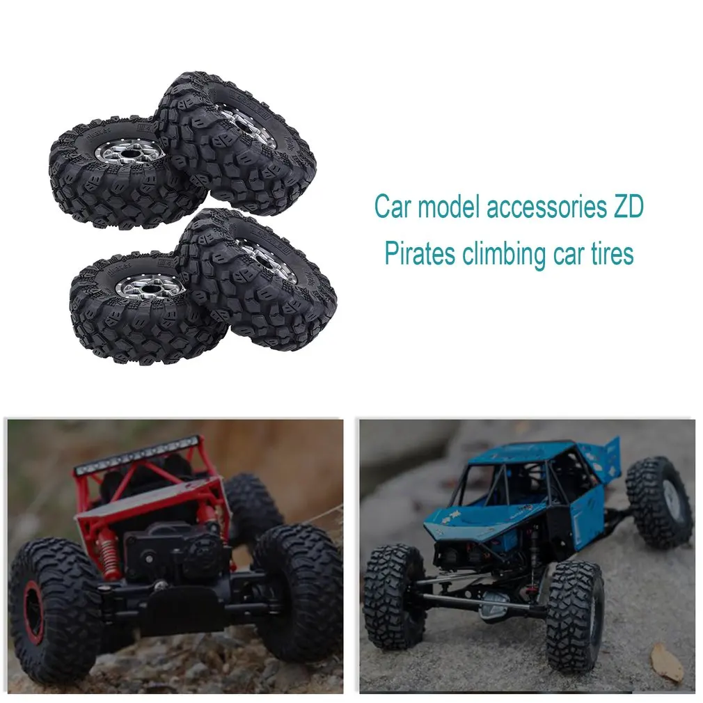 1.9" 1/10 RC Crawler Truck Wheels Tires Metal Beadlock Wheel Rims& 120mm Tyre Tires For RC Traxxas 82046-4 TRX-4 Ford Bronco