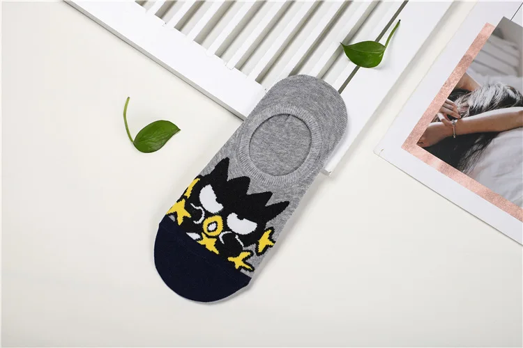 Мультяшка Гудетама носки с принтом babyoroll babyororoll Марка pom-Pom Purin Bad Марка Badtz Maru путешествия лягушка милые забавные женские хлопковые носки