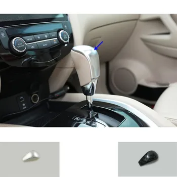 

Car Body Head Sequin Trim ABS Chrome Gear Cover Shift Knob Control Lamp Frame For Nissan X-Trail XTrail T32/Rogue 2014 2015 2016
