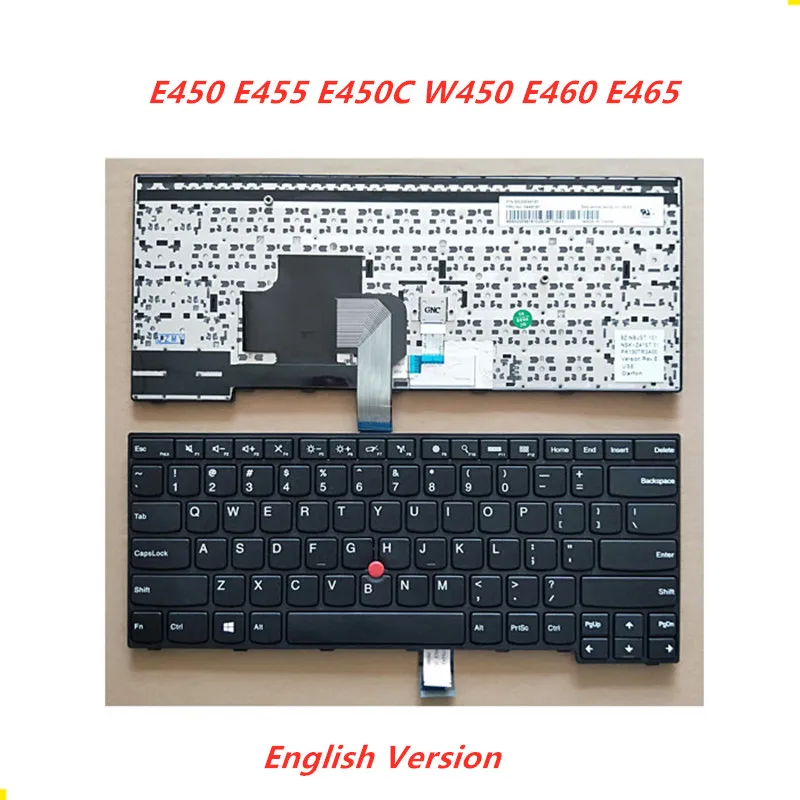 Laptop English Keyboard For LENOVO IBM Thinkpad E450 E455 E450C W450 E460 E465 notebook Replacement layout | Компьютеры и офис