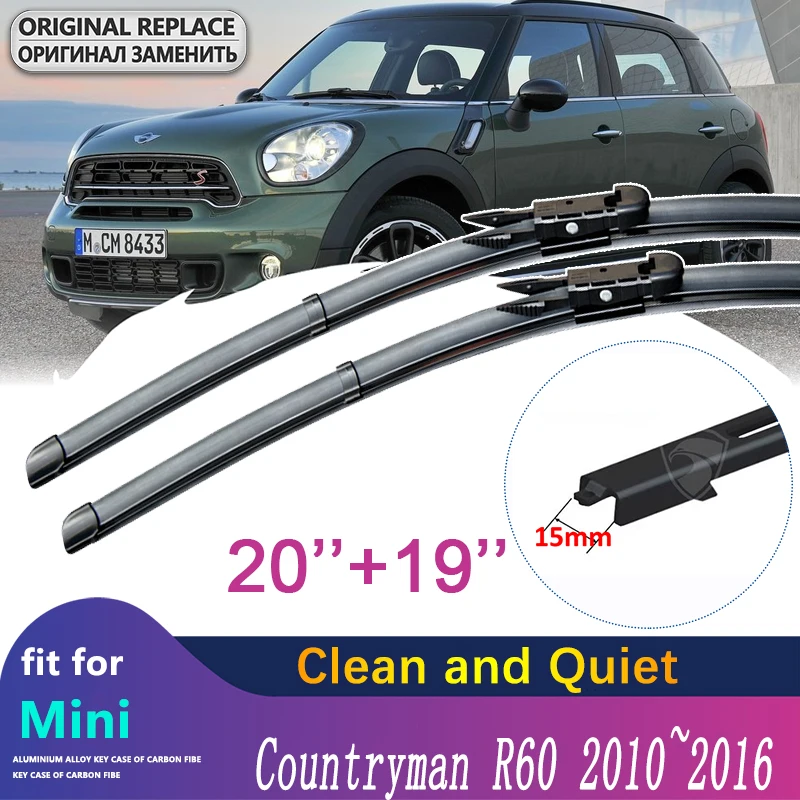 3PCS Für MINI Countryman R60 2010-2016 20 + 19 + 10 Vorne Hinten Wischer  klingen Windschutzscheibe Windschutz Fenster Cutter Zubehör 2016 -  AliExpress