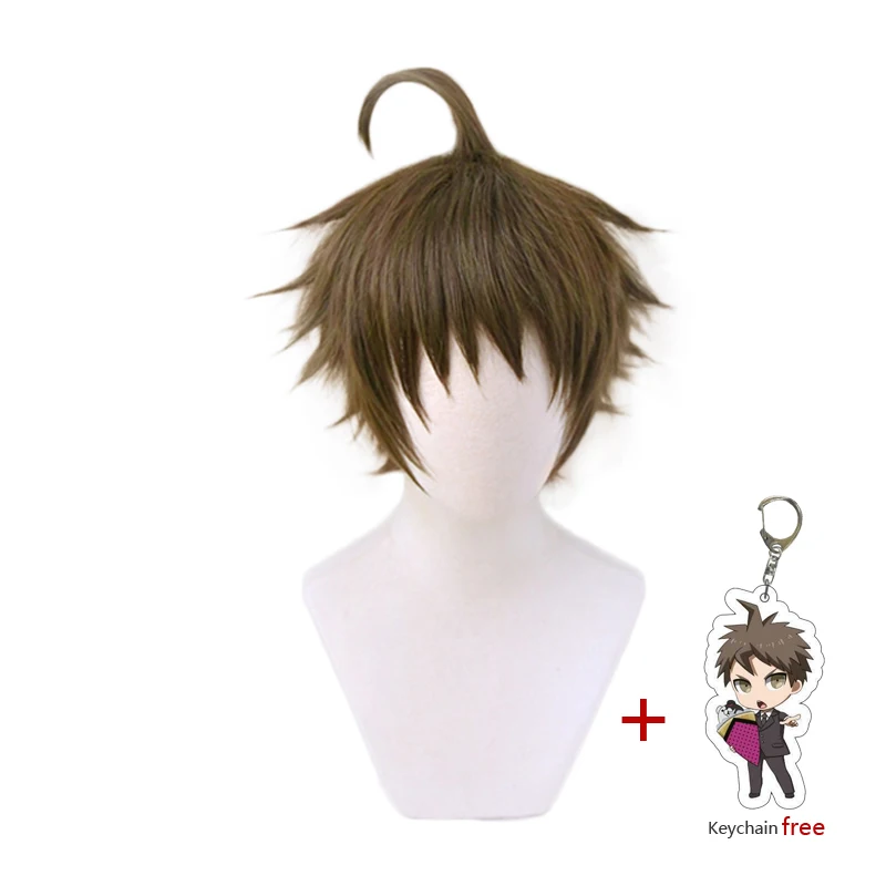 

Danganronpa Hinata Hajime Wig Cosplay Costume Super Dangan Ronpa 2 Heat Resistant Synthetic Hair Men Carnival Party Wigs