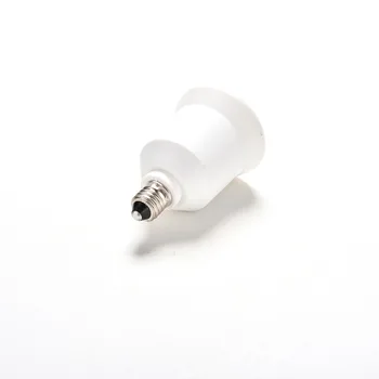 

White E11 To E26/E27 Lampholder Bulbs Converter Socket Lamp Holder Converter Candelabra Light Base