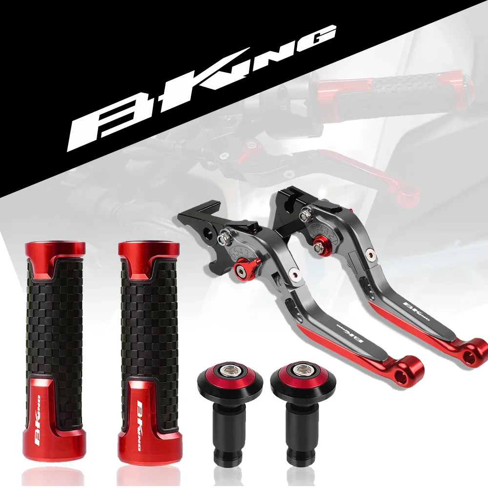 

For Suzuki B-KING Motorcycle Adjustable Brake Clutch Lever Handle Bar Grips BKING B KING 2008 2009 2010 2011 2012 Accessories