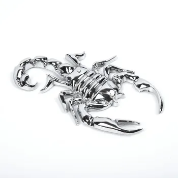 

Parts Emblem stickers Kit Replacement Set Metal Adhesive Badge Scorpion King Logo 9.5x5.5cm Accessories