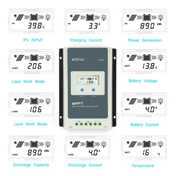 

Advanced MPPT Solar Charge Controller Tracer AN Power Regulator 10A 20A