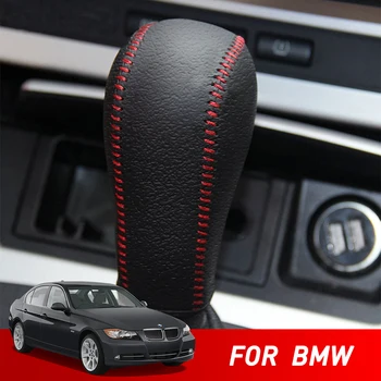 

Gear Shift Collars Case For BMW E60 E90 X3 X5 Z4 BMW 6 Series 2004 2005 2006 Automatic Gear Head Shift Knob Cover Red Black