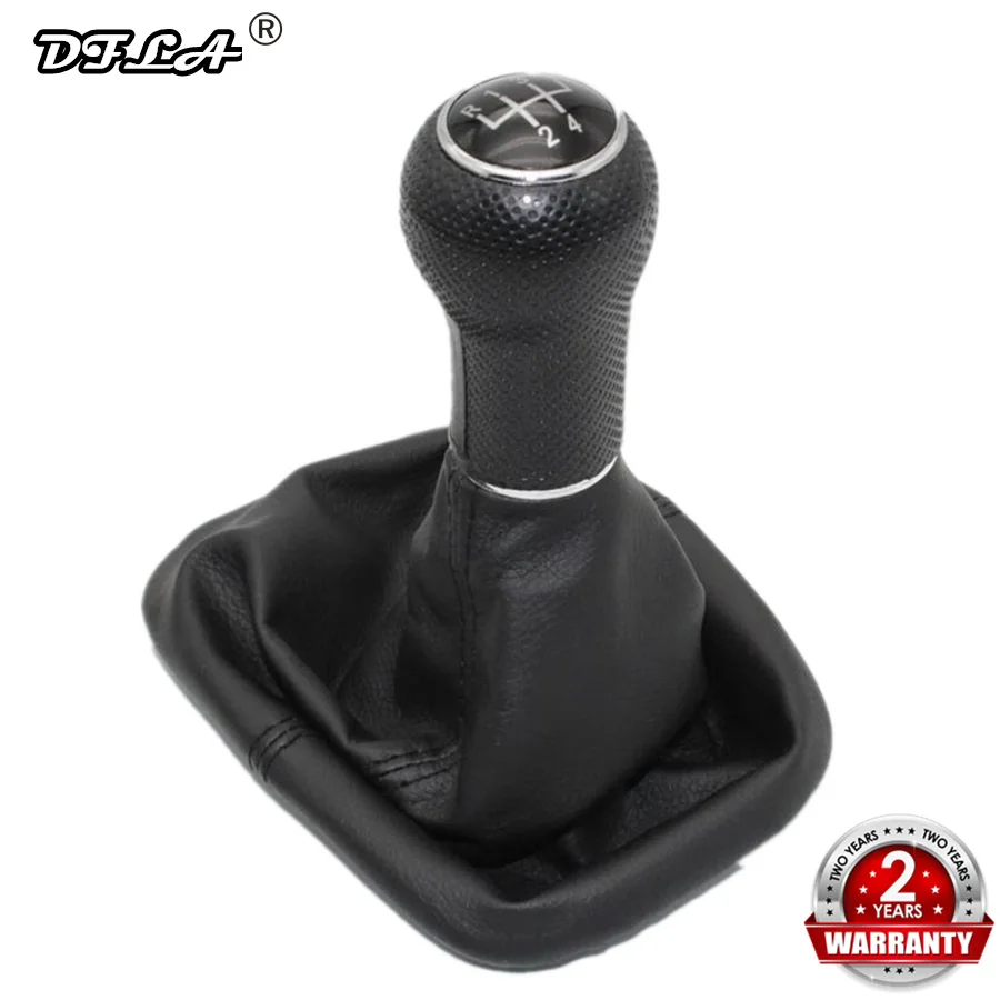 Dla VW Golf 4 MK4 1998 1999 2000 2001 2002 2003 2004 2005 2006 samochodów stylizacji 5 prędkości 23mm biegów Stick gałka zmiany z skóry rozruchu